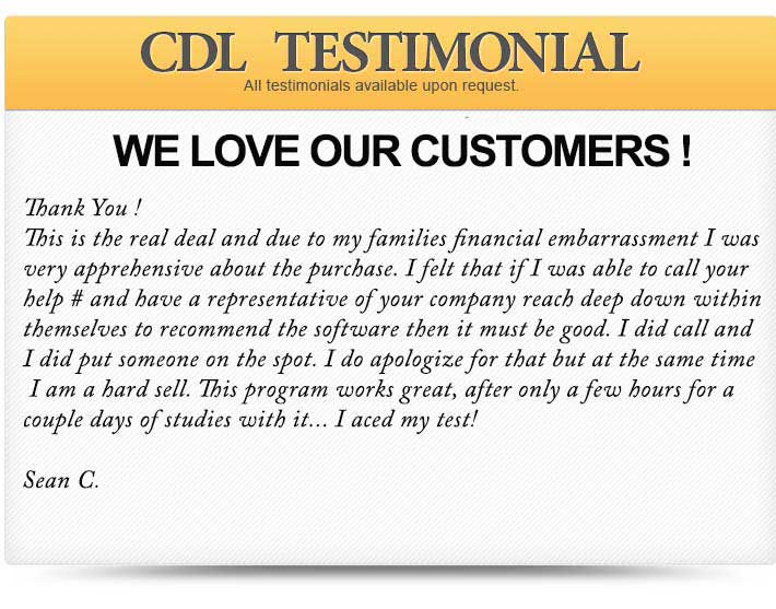 Cdl Testimonial