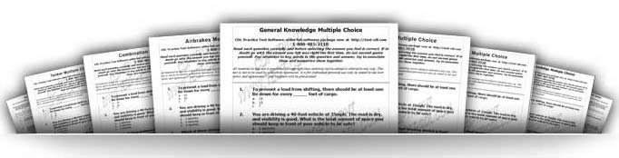 free cdl general knowledge test questions and answers